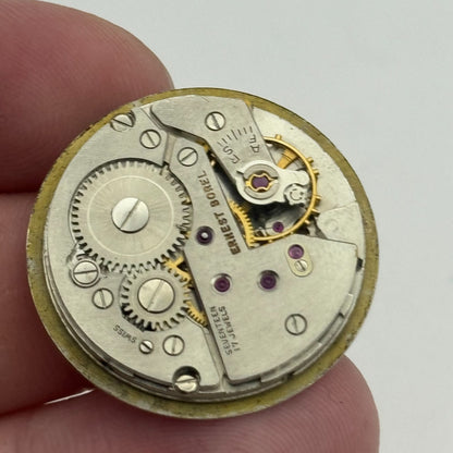 26mm Ernest Borel Incastar Manual Wind 17 Jewels Watch Movement Swiss Made PARTS