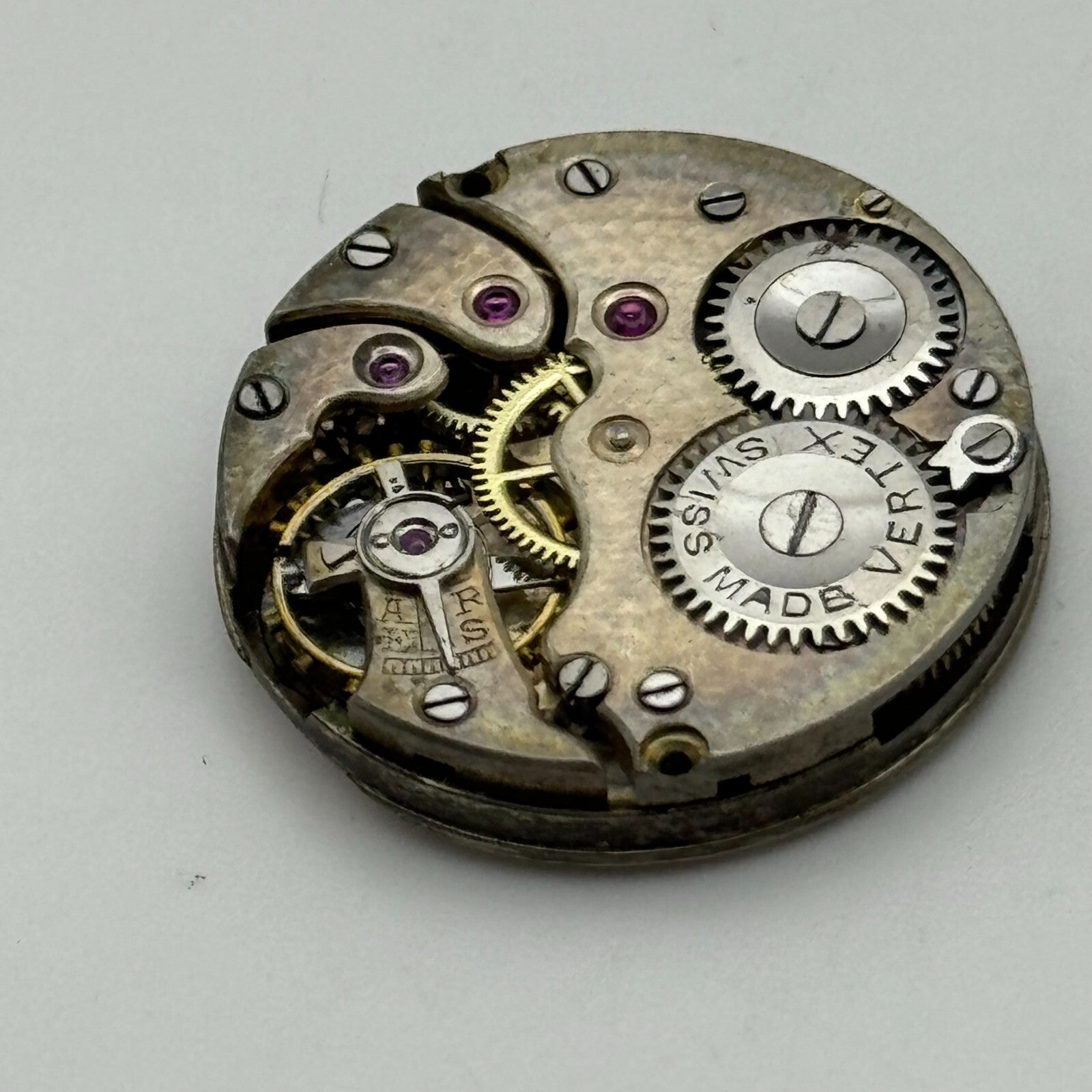 22mm High Grade Vertex Trench  Watch Movement Manual Wind Swiss Vintage PARTS