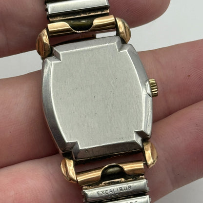 26mm Vintage Cardinal Swiss 15 Jewels Rolled Gold Manual Wind Watch PARTS REPAIR