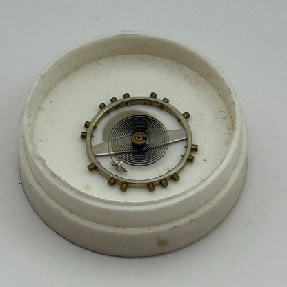 FHF 28 Balance Wheel Complete And Spring  10½’’’ Watch Movement Parts NOS