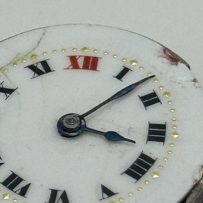 23.6mm 15 Jewels Roman Numerals Trench Watch Movement Manual Wind PARTS SPARES