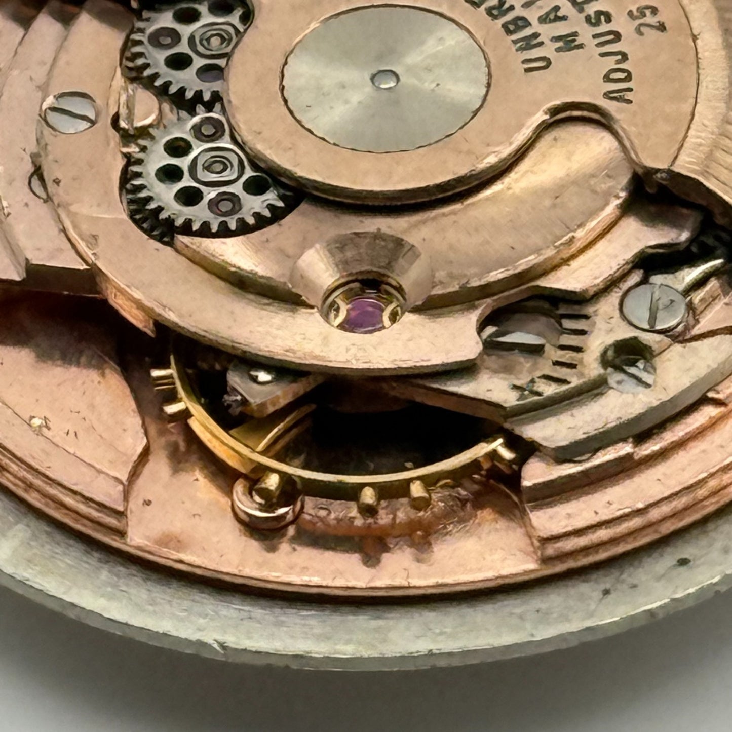 ETA 2451 Watch Movement Automatic Senate 25 Jewels Vintage Parts Repair 25.6mm
