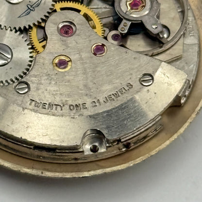 AS 1702/03 Rotary Date Watch Movement Manual Wind Vintage Parts Repair 25.8mm