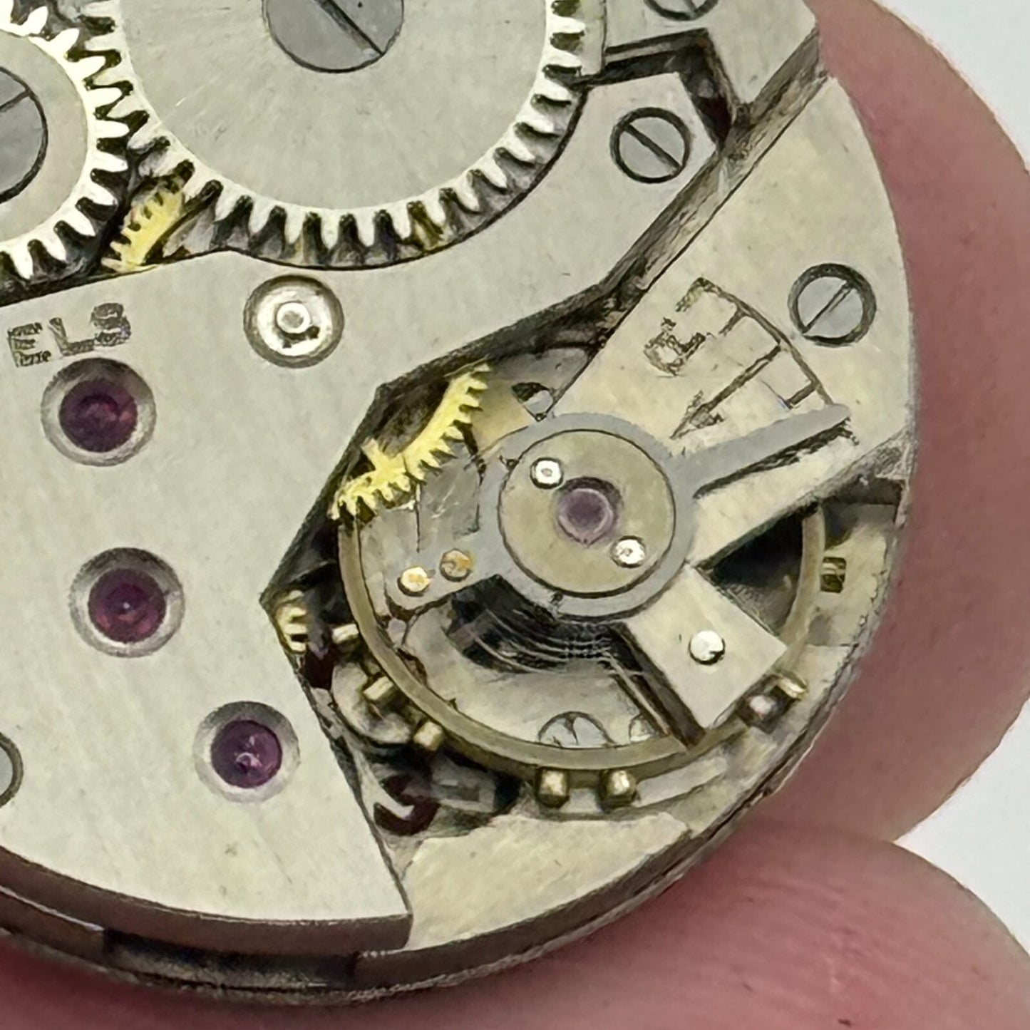 19.7mm Derby D 40 Manual Wind 15 Jewels Watch Movement Swiss Made PARTS SPARES