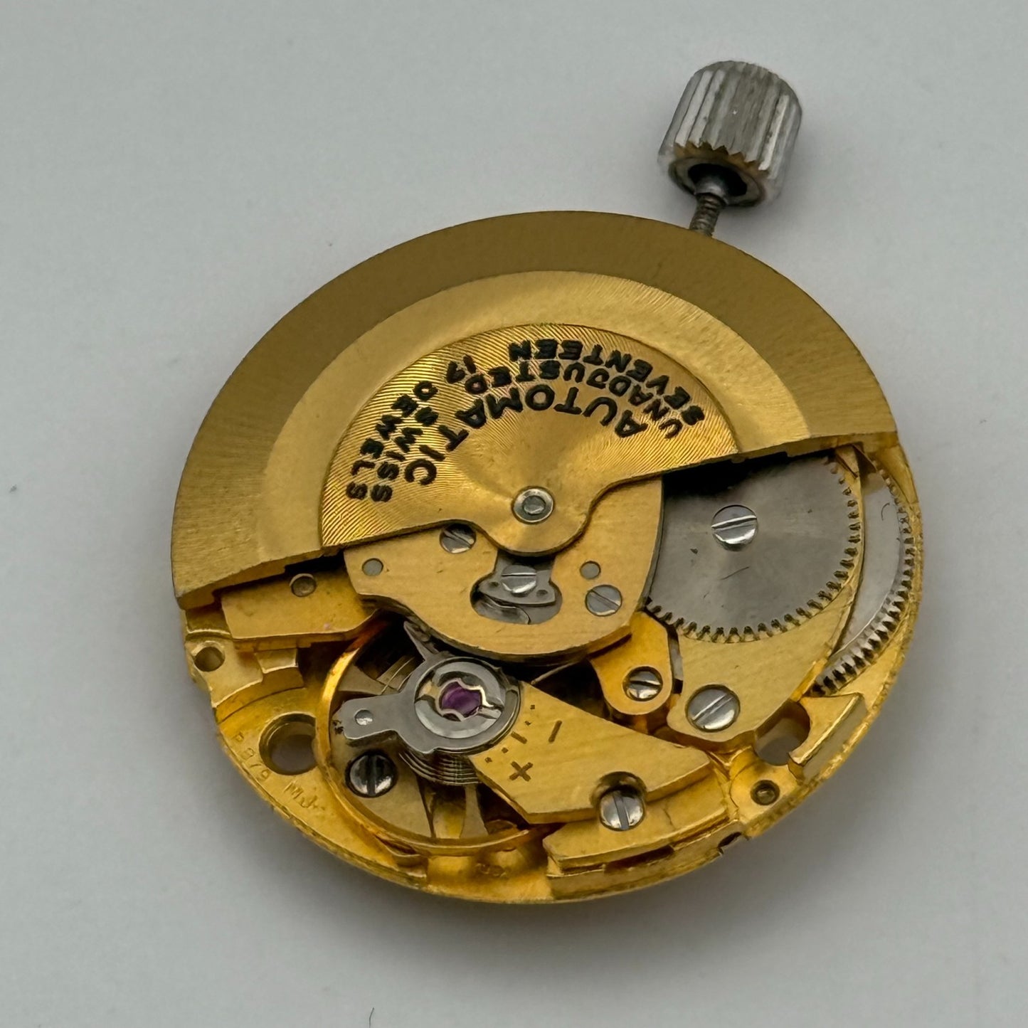 Lip R.879 AS 1902 Automatic Watch Movement Men’s Vintage Swiss Parts Repair