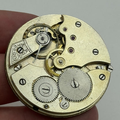 41.7mm Unidentified Quality Open Face Balance Ok Pocket Watch Movement PARTS