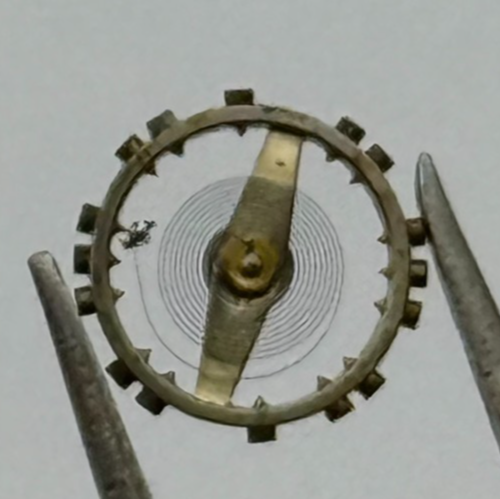 AS 976 1012 Balance Wheel Complete And Spring  532 M Watch Movement Parts NOS