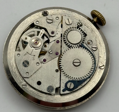 Smiths 21 Jewels Date Pointer Watch Movement Manual Wind Vintage Parts 30.4mm