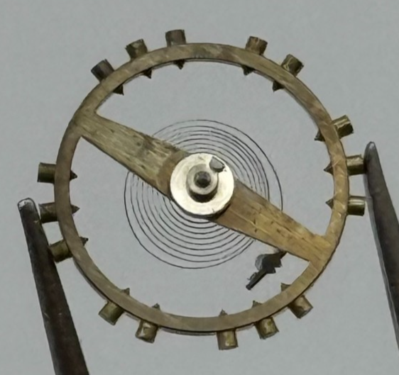 AS 984 Balance Wheel Complete And Spring Inca 31 M Watch Movement Parts NOS