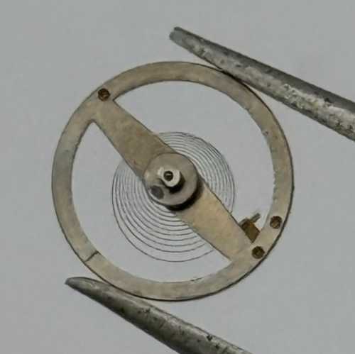 RW 75 Balance Wheel Complete And Spring 5 1/4’’’ 867 Watch Movement Parts NOS
