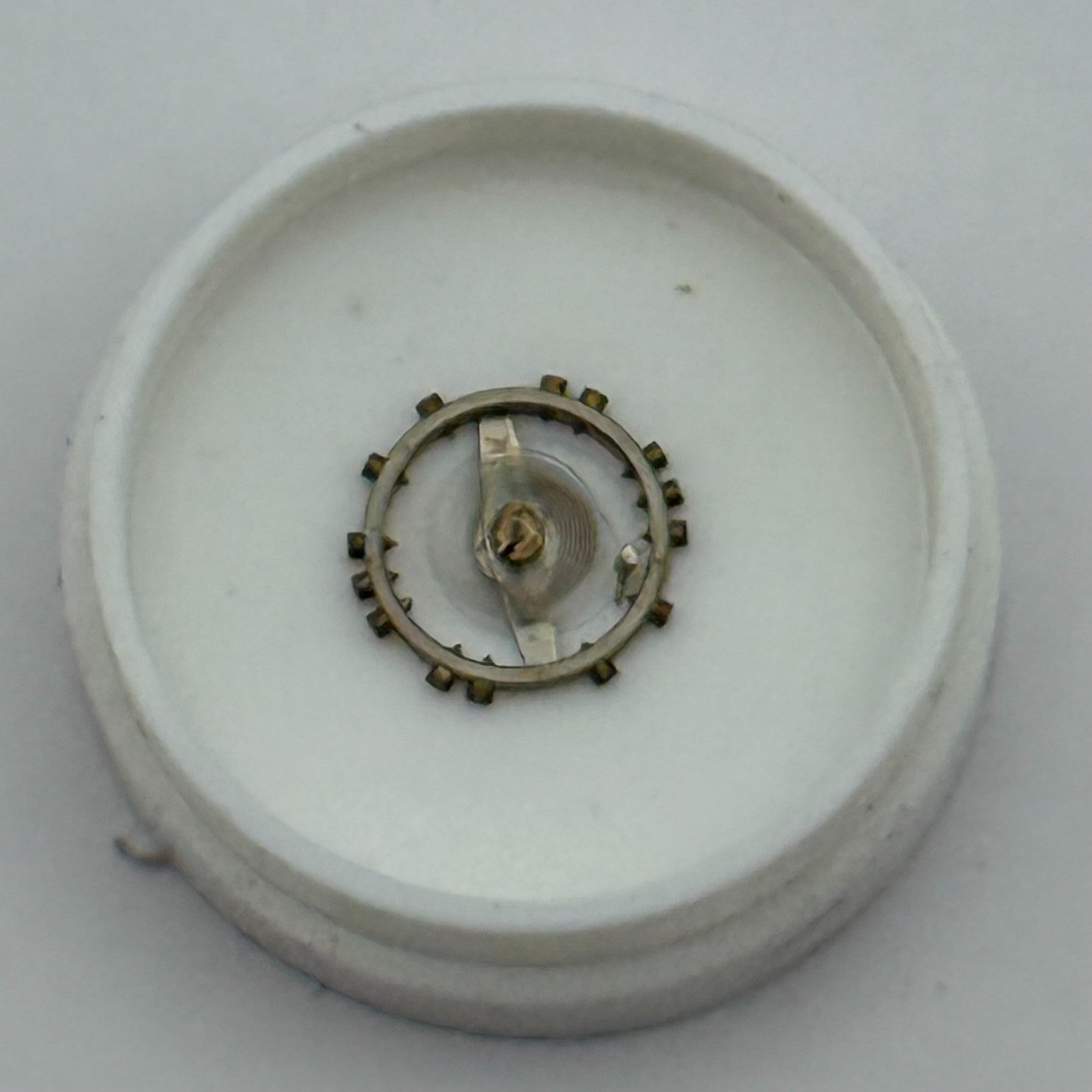 AS 976 1012 Balance Wheel Complete And Spring  29 M Watch Movement Parts NOS 