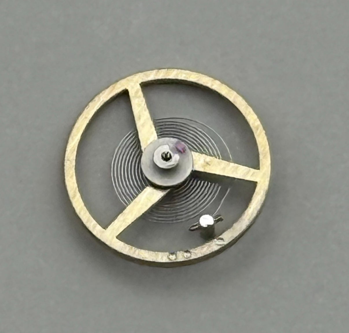 FHF 35-21 Balance Wheel Complete And Spring  Ord + Inca 1724 M Watch Parts NOS