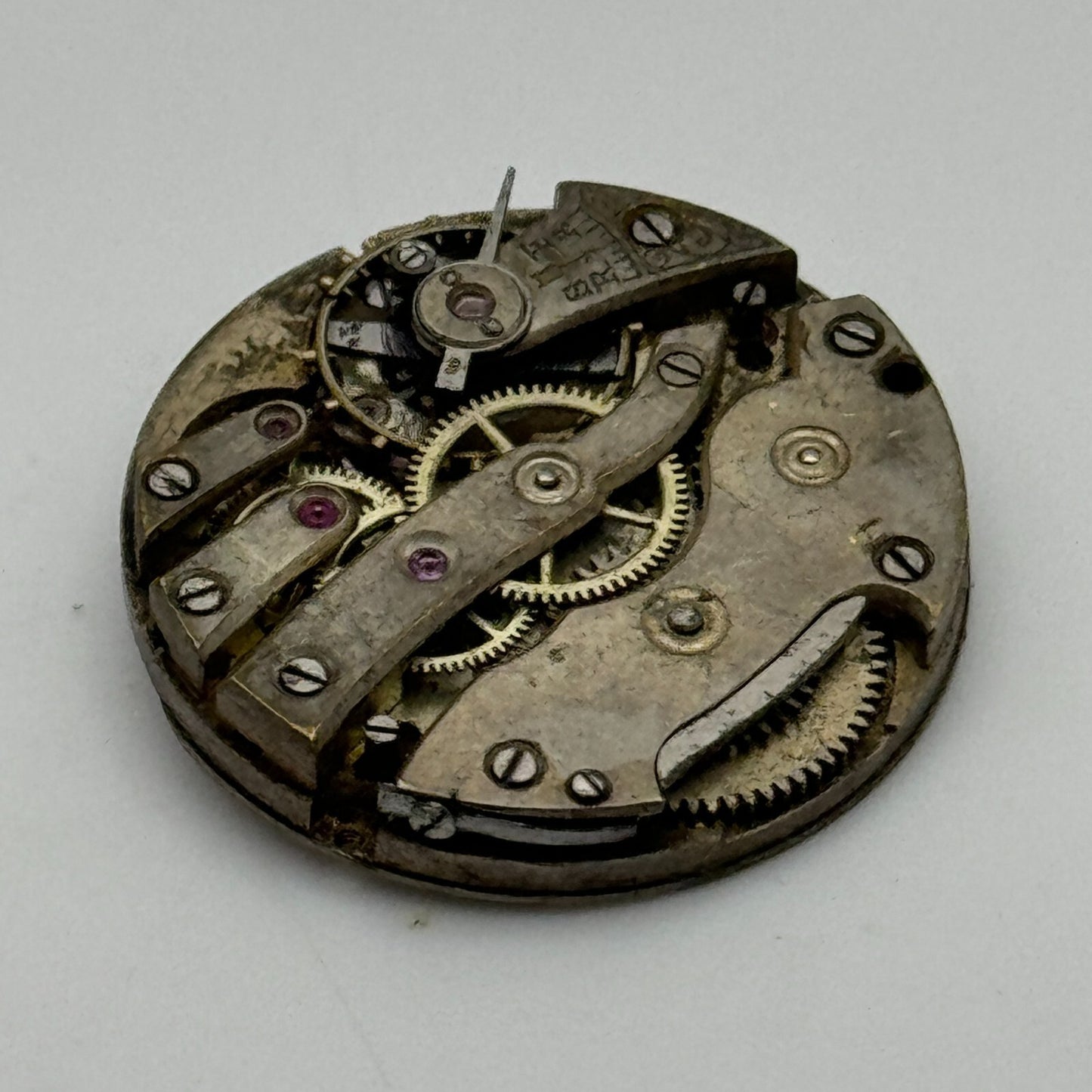 23.6mm Men's Unidentified Antique Cylinder Swiss Manual Wind Watch Movement PART