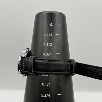 Pulsar Ladies Quartz Watch Date Dial Diamond Markers Leather Strap Working 27mm