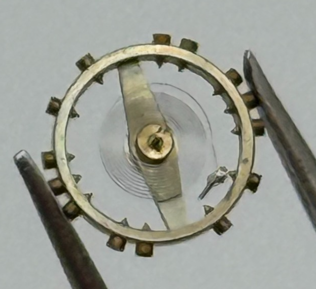 AS 976 1012 Balance Wheel Complete And Spring  29 M Watch Movement Parts NOS