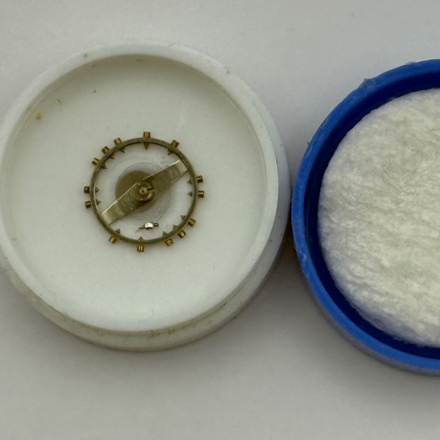 Record 108, 109 Balance Wheel Complete And Spring 290 Watch Movement Parts NOS