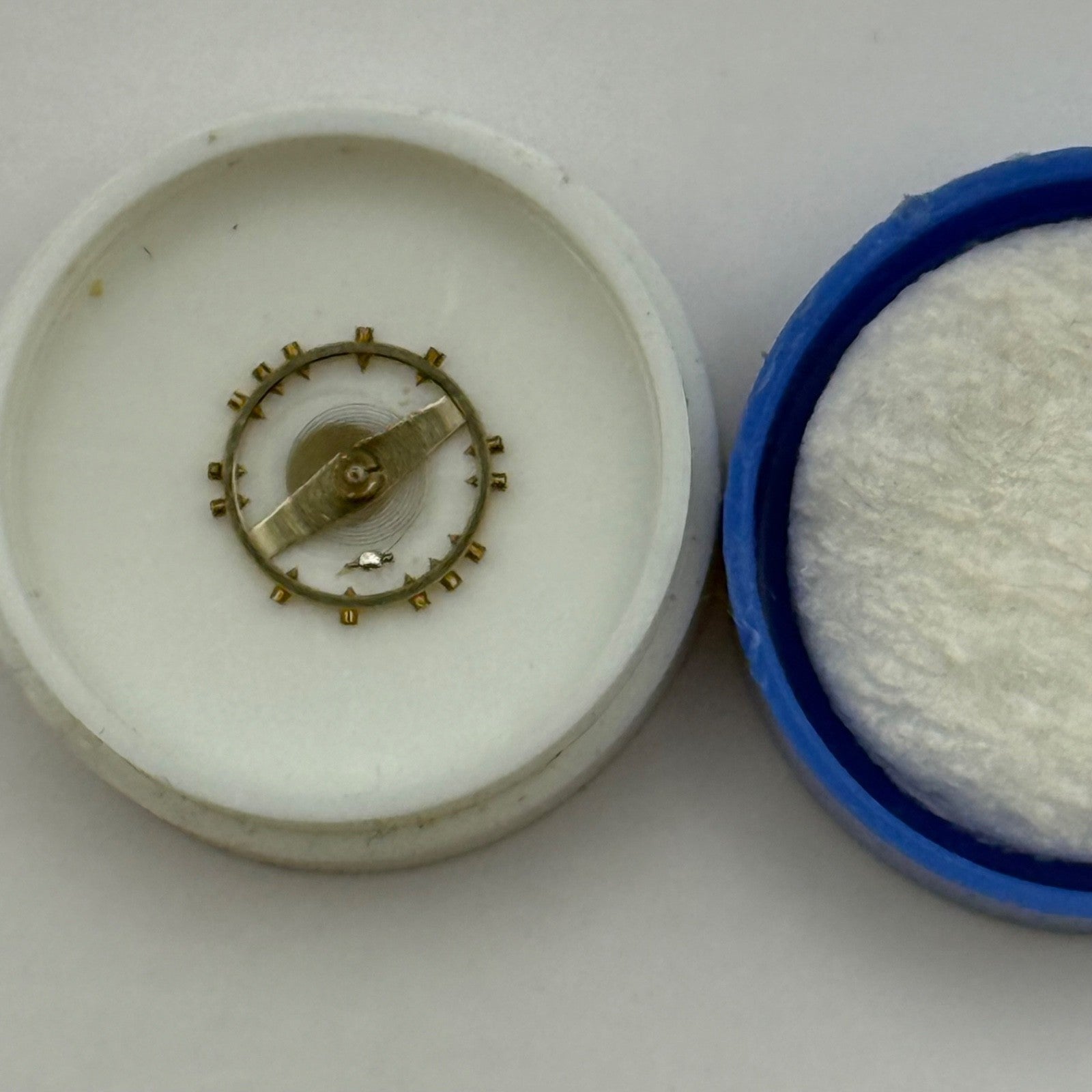 Record 108, 109 Balance Wheel Complete And Spring 290 Watch Movement Parts NOS