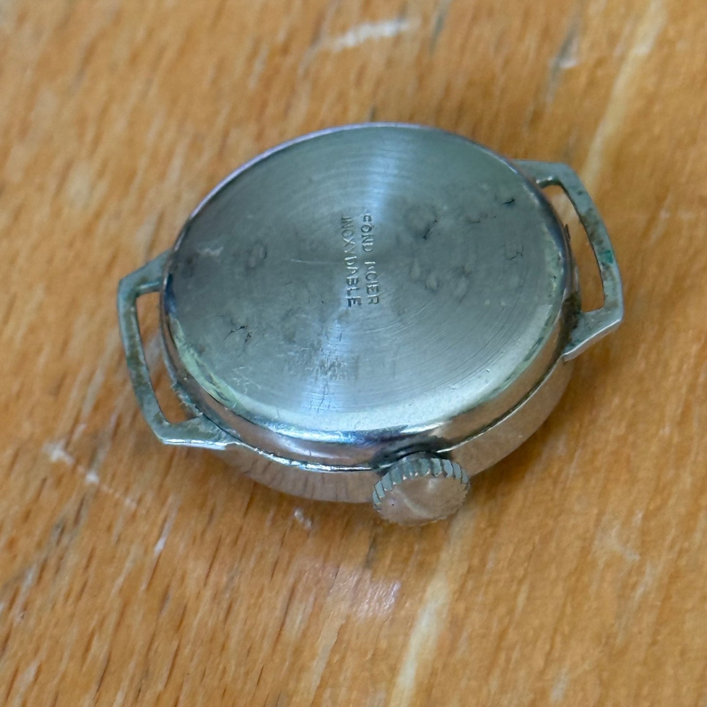 21mm Vintage Oris Cal 612 Blue Indices Swiss Manual Wind Watch PARTS / REPAIR