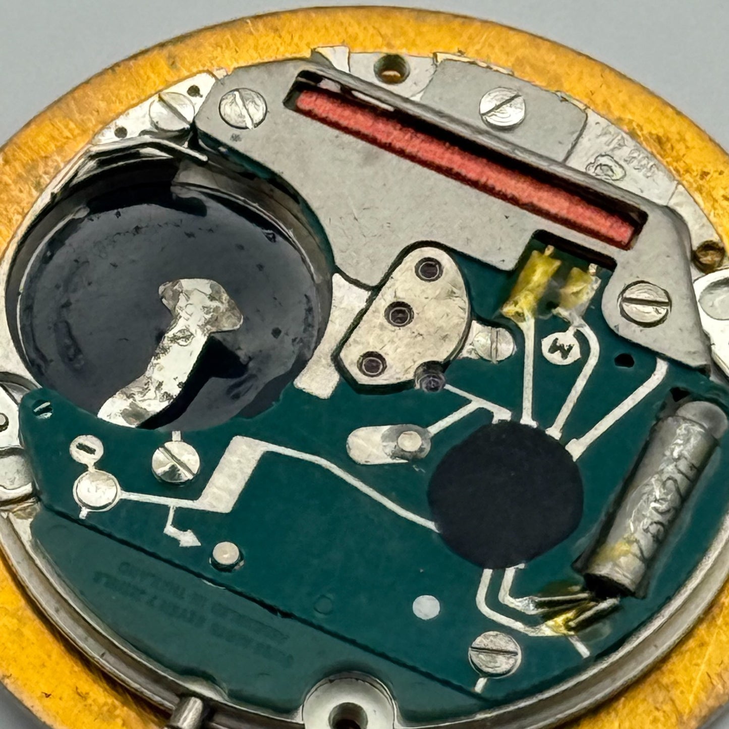 ETA 955.414 Quartz Watch Movement Geneve Date Vintage Swiss Parts Repair 23.8mm