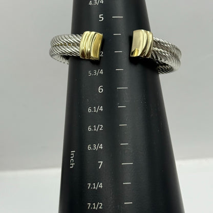 25mm Working Ladies Collezie Jewelled Two Tone Bangle Quartz Watch 5.5 Inches