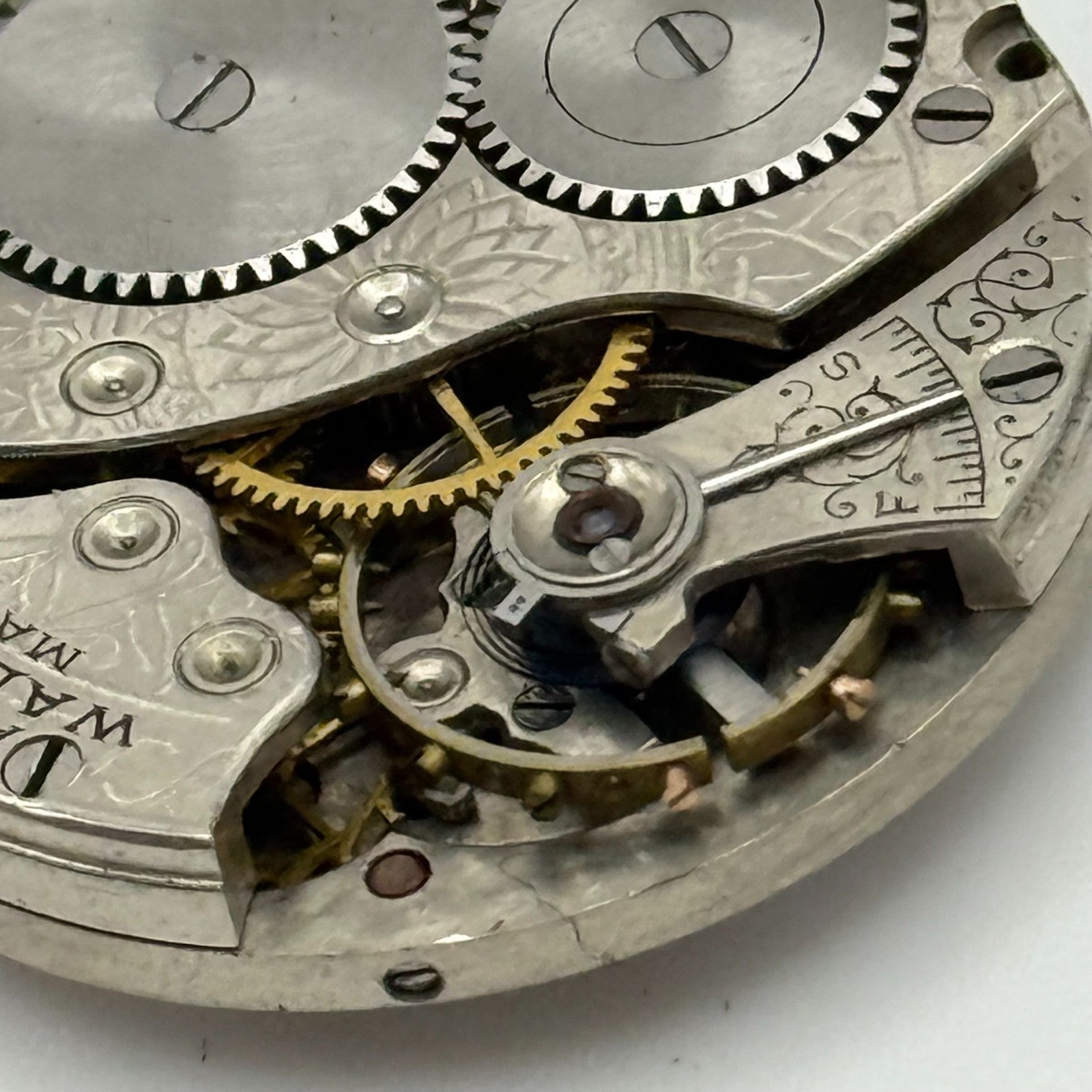 Waltham Grade 310 Model 1900 American Watch Movement 3/0s Parts Repair