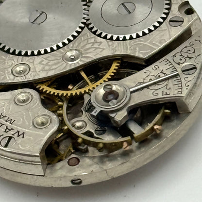 Waltham Grade 310 Model 1900 American Watch Movement 3/0s Parts Repair