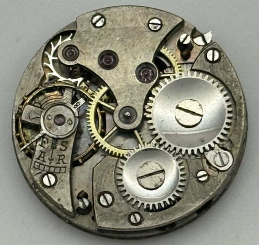 23.6mm Porcelain Dial Trench Dial Hands Watch Movement Manual Wind PARTS SPARES