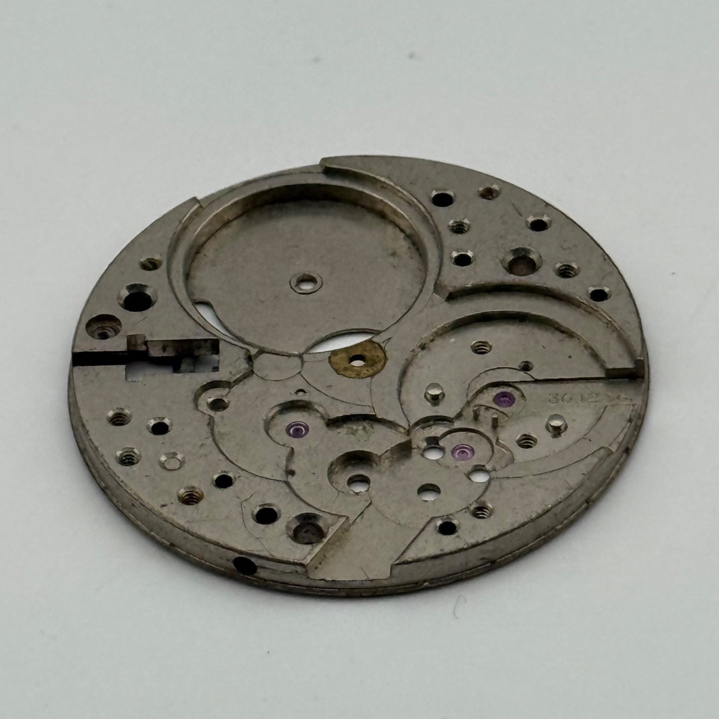 Omega 30T2 SC Watch Movement Main Plate Vintage Parts Repair Swiss Rare 30.5mm