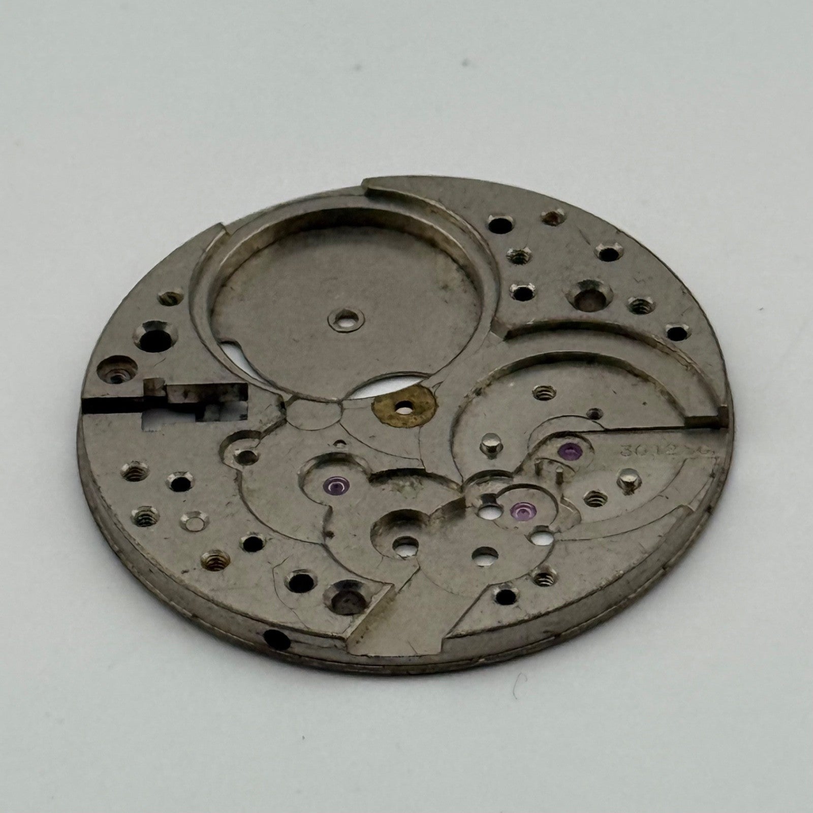 Omega 30T2 SC Watch Movement Main Plate Vintage Parts Repair Swiss Rare 30.5mm