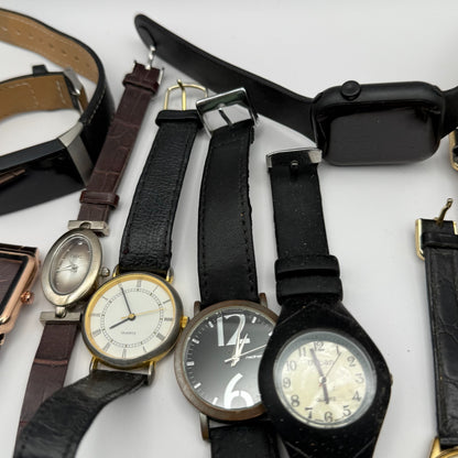 Bundle Of 15 Quartz Watches Job Lot Modern / Vintage Untested Parts / Repair