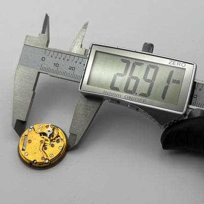 Smiths De Luxe 15 Jewels C268882 Watch Movement Manual Wind Vintage Parts 26.9mm