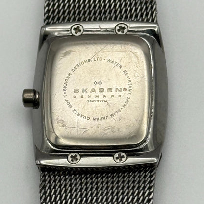 Skagen Denmark Ladies Quartz Watch Titanium Mesh Band Japan 21mm PARTS REPAIR