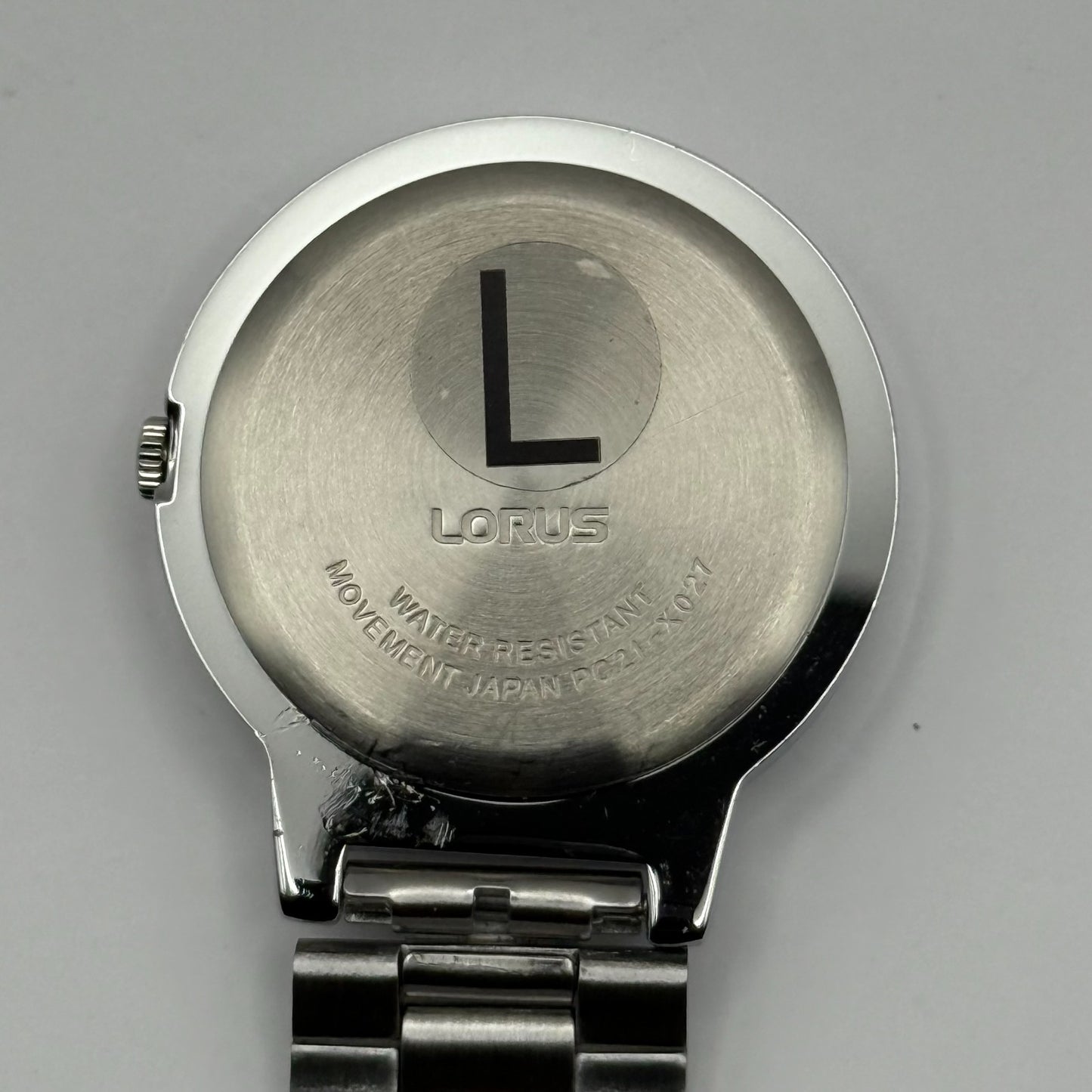 Lorus Ladies Quartz Fob Nurse Watch Floral Dial Steel Japan Working 29mm