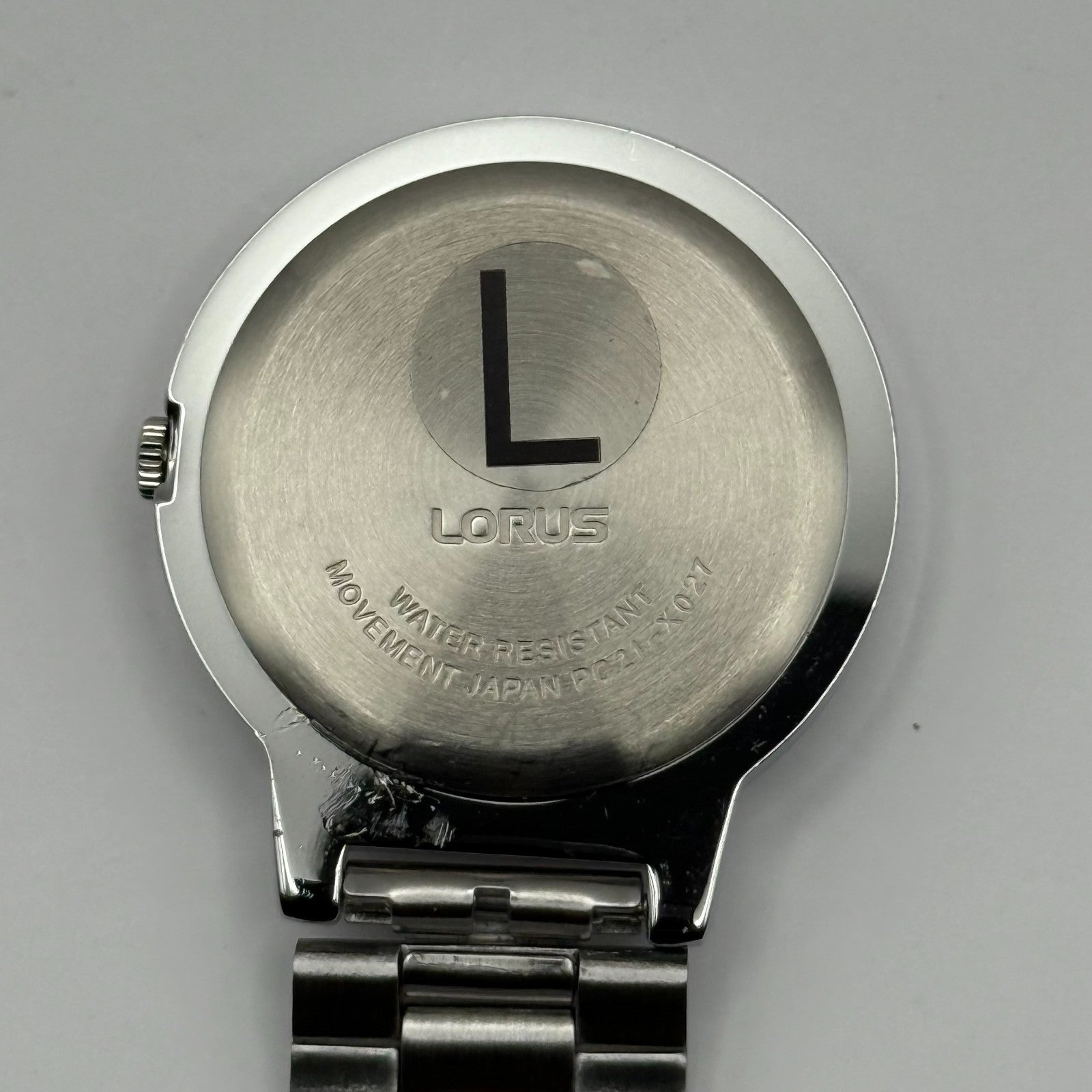 Lorus Ladies Quartz Fob Nurse Watch Floral Dial Steel Japan Working 29mm
