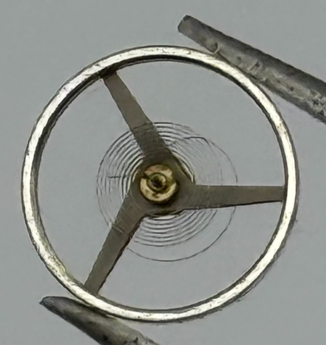 ETA 2485 Balance Wheel Complete And Spring 1379 M Watch Movement Parts 