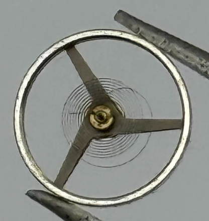 ETA 2485 Balance Wheel Complete And Spring 1379 M Watch Movement Parts 