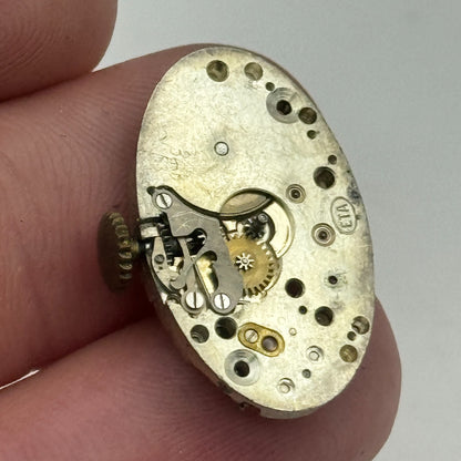 14.7mm ETA Oval 15 Jewels Swiss Manual Wind Watch Movement Vintage PARTS SPARES
