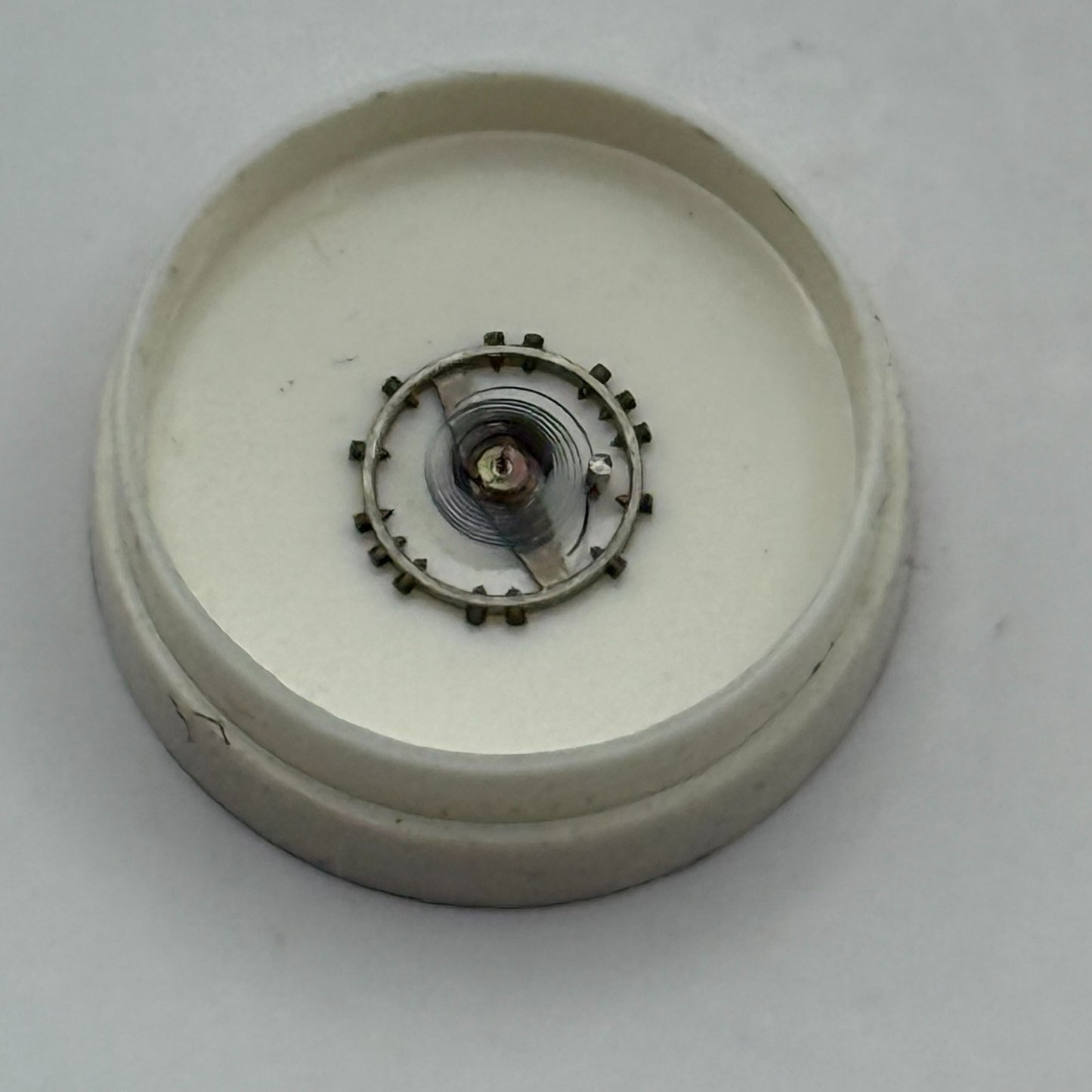 ETA 370 Balance Wheel Complete And Spring 5 1/4’’’ Watch Movement Parts 