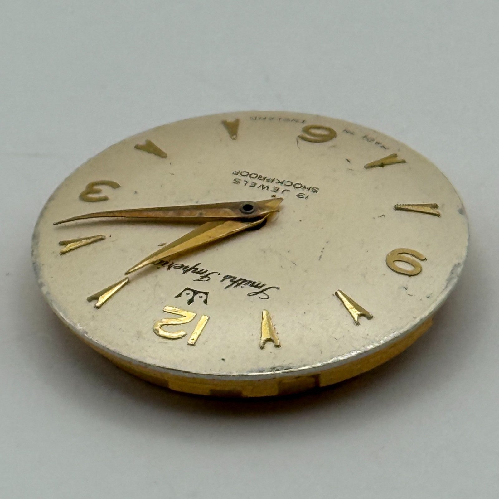 Smiths Imperial Cal 0104 Watch Movement Manual Wind Vintage Parts Repair 27.2mm