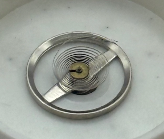 BFG 927 Balance Wheel Complete And Spring 6 3/4 - 8''' Watch Movement Parts 