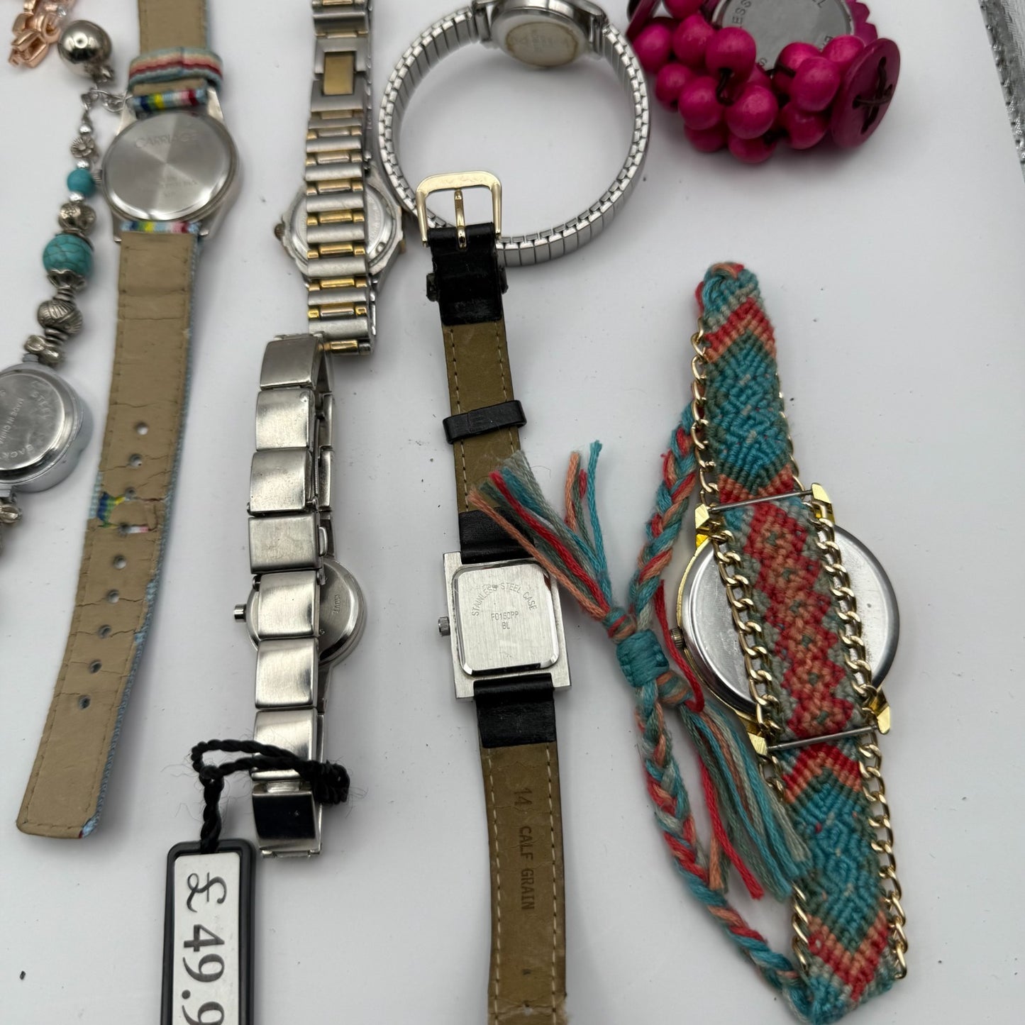 Bundle Of 15 Quartz Watches Job Lot Modern / Vintage Untested Parts / Repair