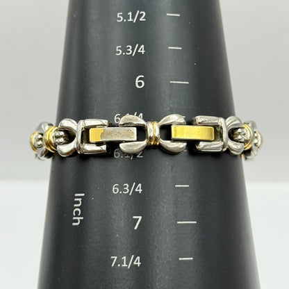 20mm Working Ladies Anne Klein III Two Tone Bracelet Quartz Watch 6.25 Inches