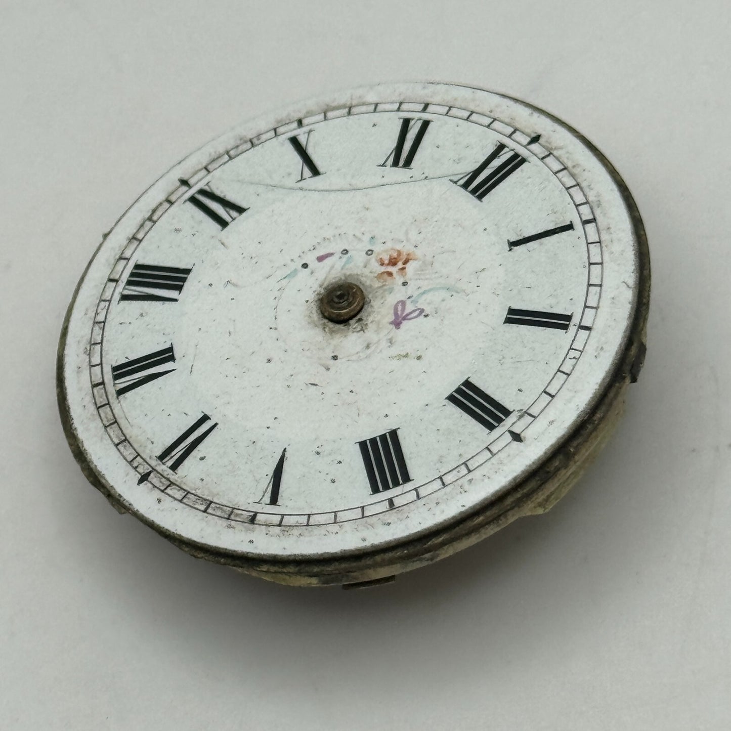 36.2mm Antique Unidentified Key Wound Pocket Watch Movement PARTS REPAIR SPARES