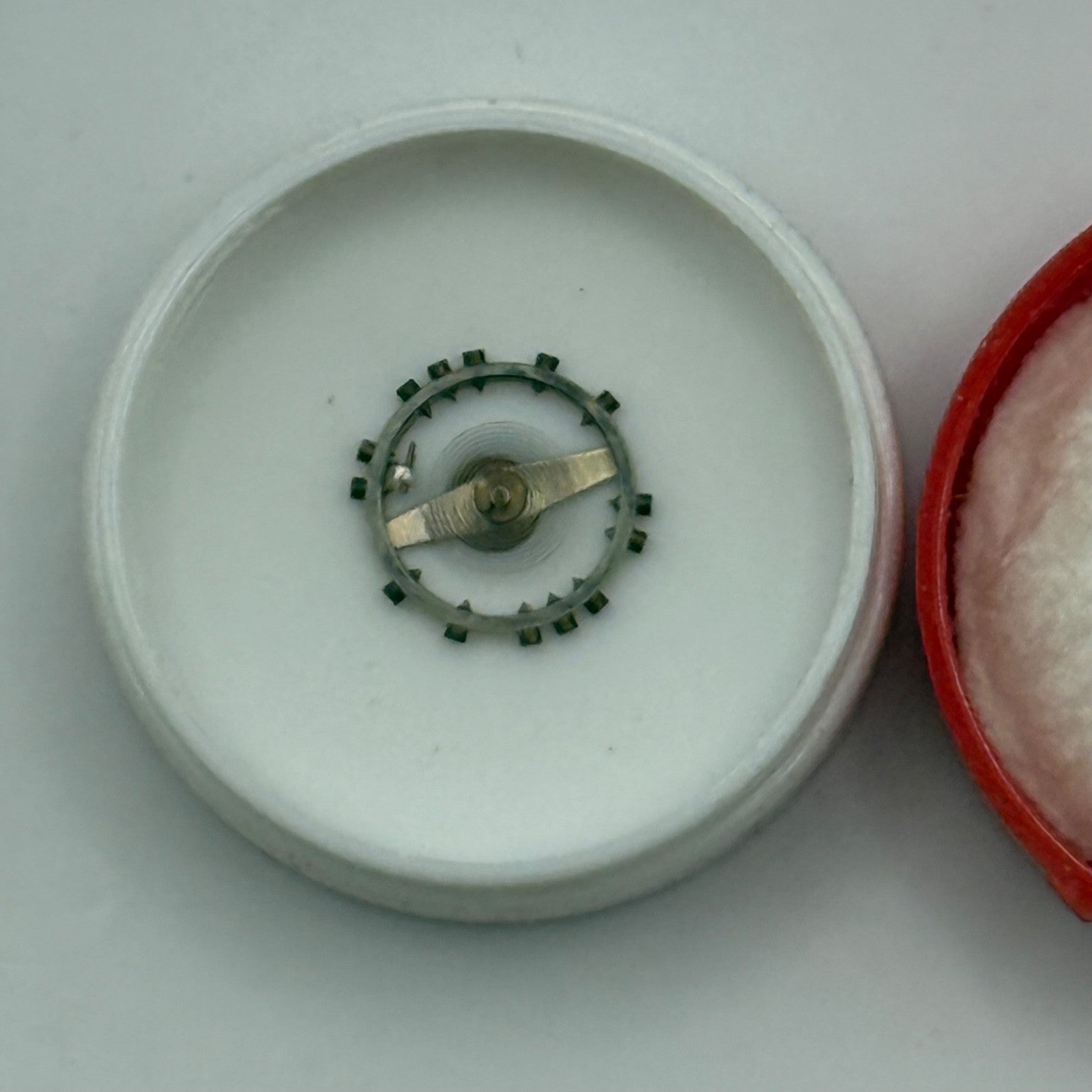 ETA 651 Balance Wheel Complete And Spring 4 1/4''' 141 Watch Movement Parts NOS