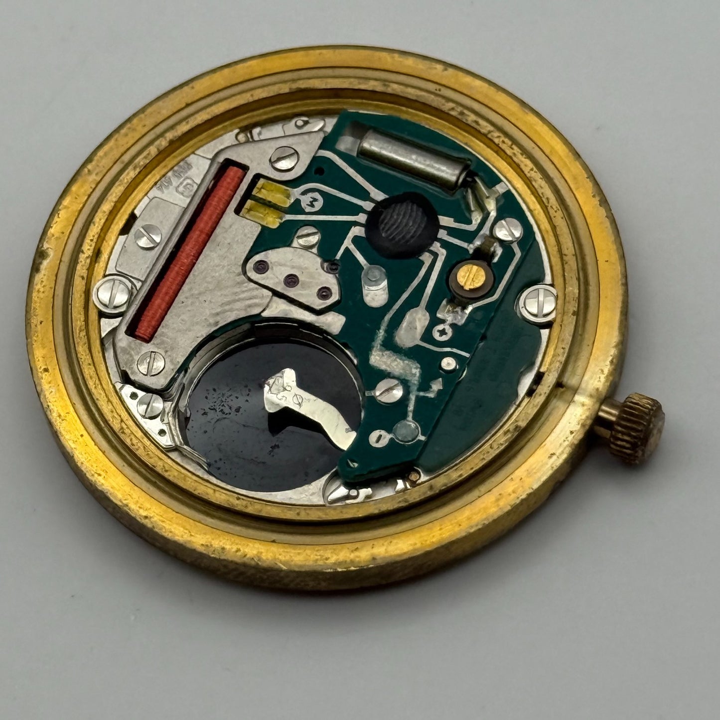 ETA 955.414 Quartz Watch Movement Rotary Date Vintage Swiss Parts Repair 30.9mm