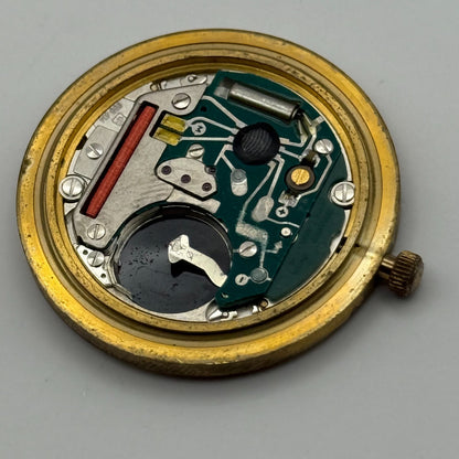 ETA 955.414 Quartz Watch Movement Rotary Date Vintage Swiss Parts Repair 30.9mm