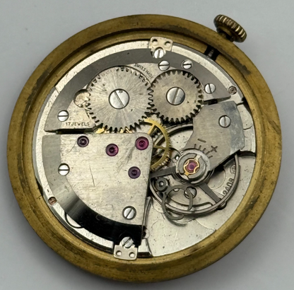 ETA 2408 Watch Movement Avia Manual Wind Vintage Swiss Parts Repair 31.4mm