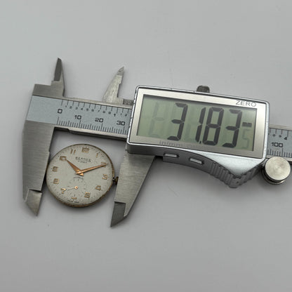 AS 1634 Watch Movement Bernex Manual Wind Vintage Swiss Parts Repair 29.6mm