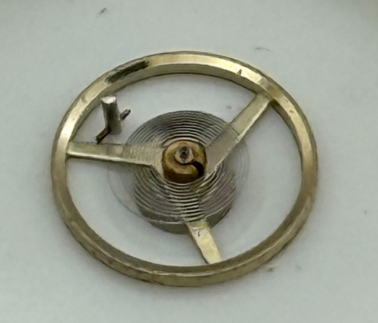 FEF 6620 Balance Wheel Complete And Spring 5½’’’  1450 M Watch Movement Parts