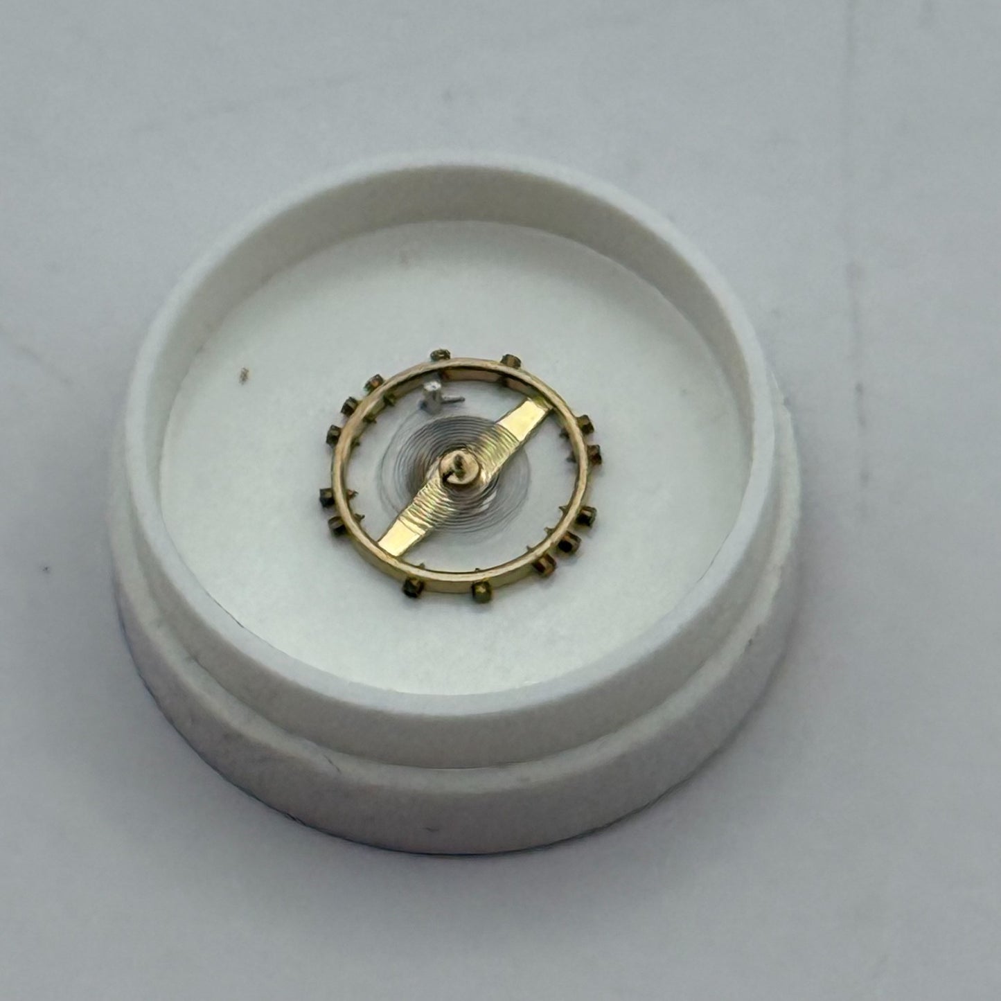 ETA 761 1201 Balance Wheel Complete And Spring  145 M Watch Movement Parts NOS